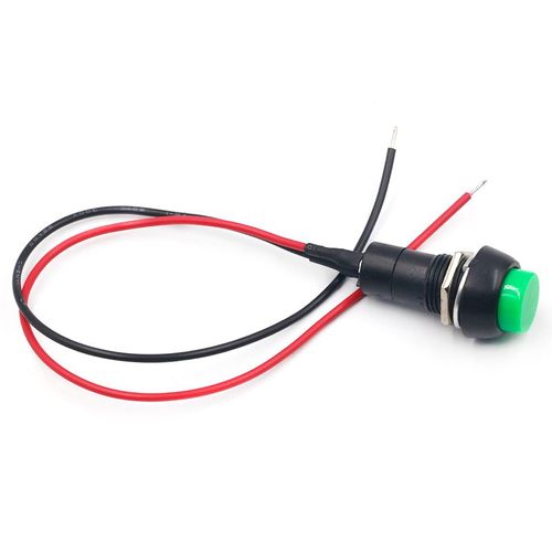 Interrupteur À Bouton-Poussoir Étanche De 12mm, Petit Circuit De Voiture, Fil De Haut-Parleur Électrique, Mini Bateau, Ligne Ronde Pbs-11b Pbs-33b