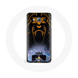 Coque Pour Samsung Galaxy J7 Formule 1 Sebastian Vettel Pilote Automobile F1 Noir
