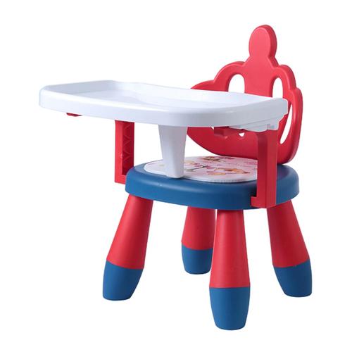 Table de Salle à Manger de Siège de Sondage de Chaise de Bébé Portative  pour La Chaise de Maison D'enfant En Bas âge Couronne Rouge Bleu