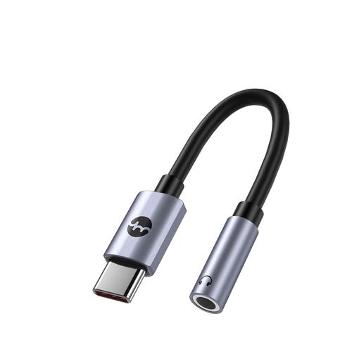 Adaptateur USB C Jack 3.5mm,YHEMI Adaptateur USB C vers 3.5mm Jack Audio Puce DAC Haute Résolution Compatible avec iPad Pro 2021/2020/mini 6,Huawei,Xiaomi,Oneplus,Oppo et Plus-0.1m