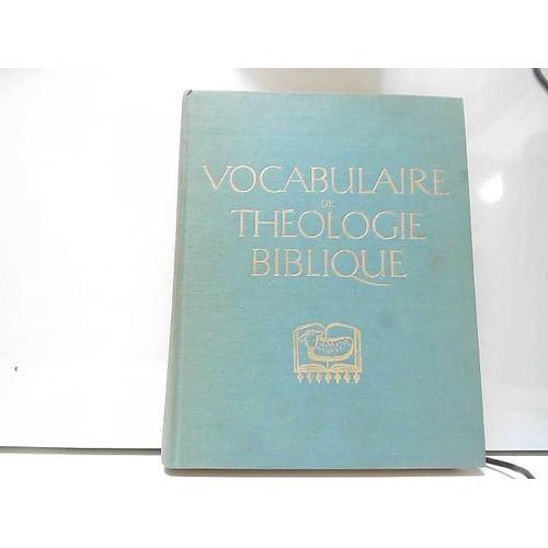 Relié - Vocabulaire De Théologie Biblique