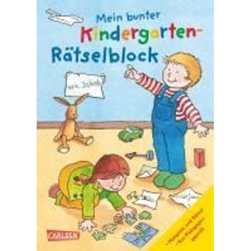 Mein Bunter Kindergarten-Rätselblock