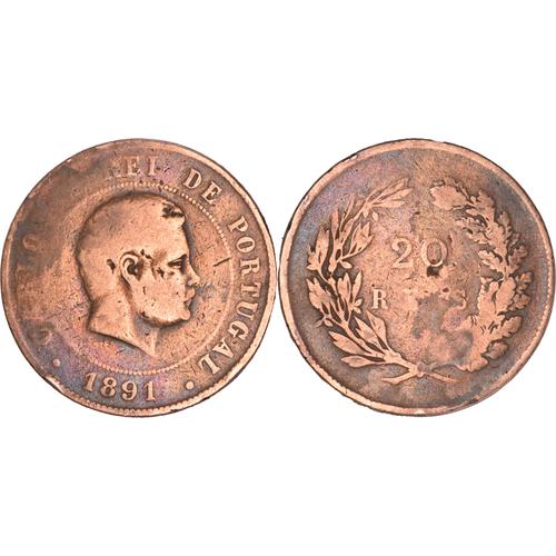 Portugal - 1891 - 20 Reis - Charles 1er - 03-026