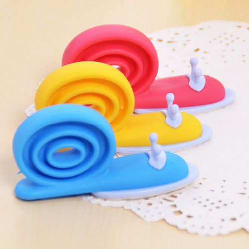 Mignon Escargot En Forme D'animal Silicone Porte Bouchon Cale Support Pour Enfants Enfants Garde De Sécurité Protège-Doigts Offre Spéciale!!!