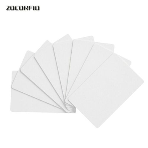 Carte de lancer vierge imprimable à jet d'encre blanc,carte de membre,carte d'identité de club,imprimantes à jet d'encre Epson ou IL,CR80,10 pièces - Type 86X54mm