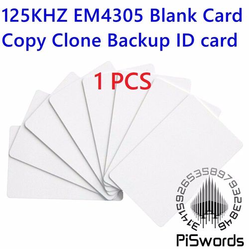 Carte RFID vierge EM4305,125 ENTER,carte d'identité,lishaus,ampa,réécriture pour copie,clone,sauvegarde,1 pièce