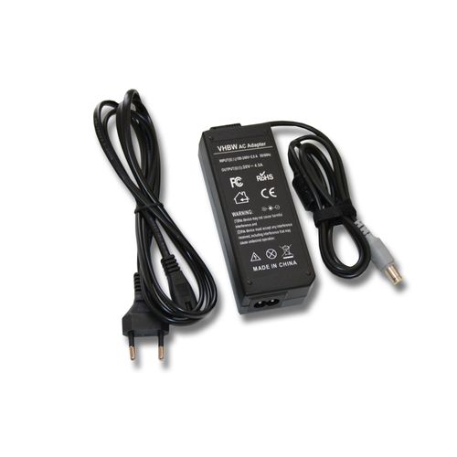 vhbw Adaptateur secteur compatible avec IBM Lenovo ThinkPad T430s, T510, T520, T530, T60, T61, T62, W510, W520 ordinateur portable Notebook, 90 W