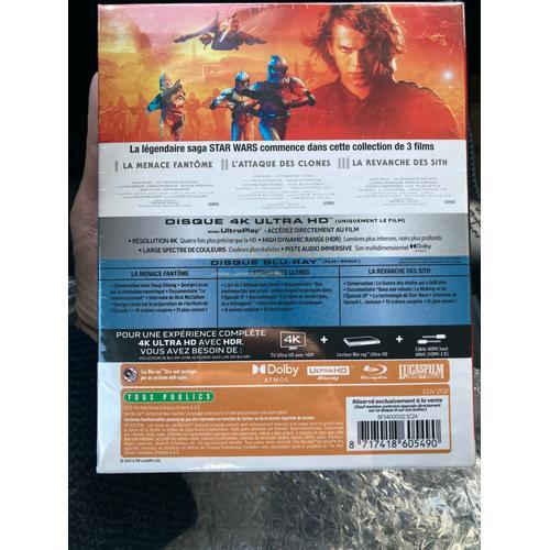 Star Wars Ep 1-3 - 4K Ultra HD + Blu-ray + Blu-ray bonus