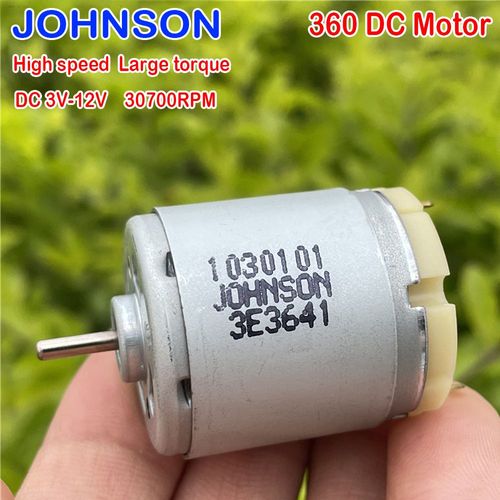moteur à balais de carbone, 3V-12V, 5V, 6V, 360 V, 9V, grande vitesse, grand couple, jouet électrique, modèle de bateau, 7.2mm x 32.5mm, 27.7 cc