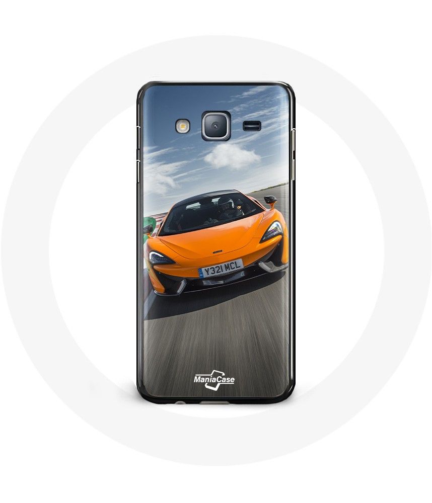 Coque Pour Samsung Galaxy A3 Formule 1 Mclaren Orange