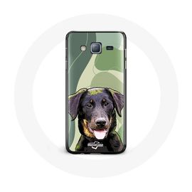 Coque Pour Samsung Galaxy J7 2016 Beauceron Noir Race De Chiens