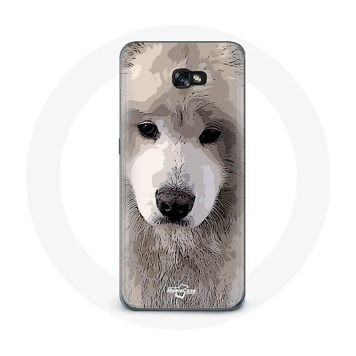 Coque Pour Samsung Galaxy A8 2016 Samoyède Gris Race De Chiens
