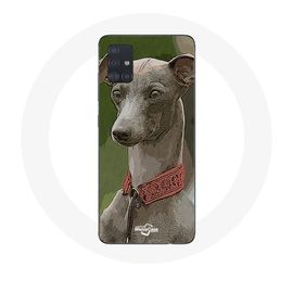 Coque Pour Samsung Galaxy A71 Lévrier Greyhound Gris