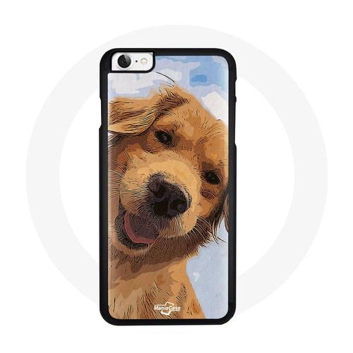 Coque Rigide Pour Iphone 5/5s Chien Marron Golden Retriever