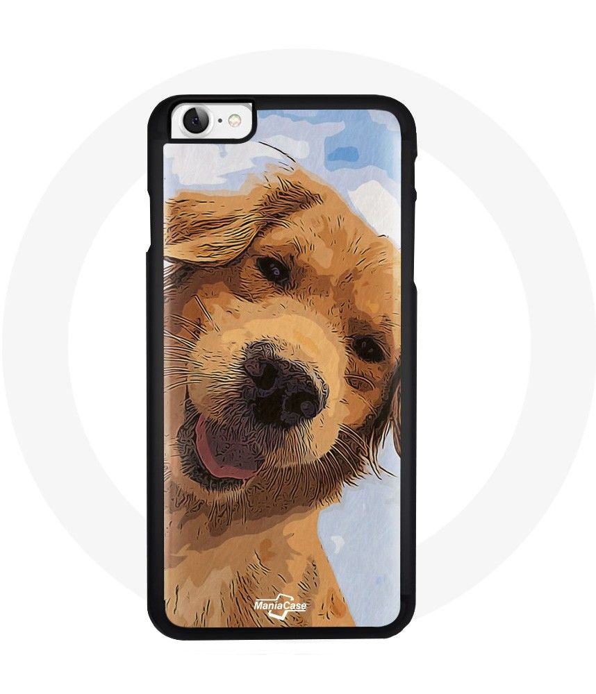 Coque Pour Iphone 5/5s - Se Chien Marron Golden Retriever