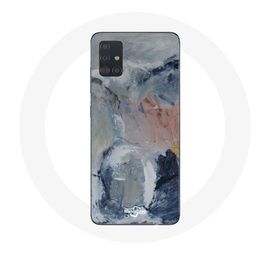 Coque Pour Samsung Galaxy A71 Fond De Texture Abstraite Gris