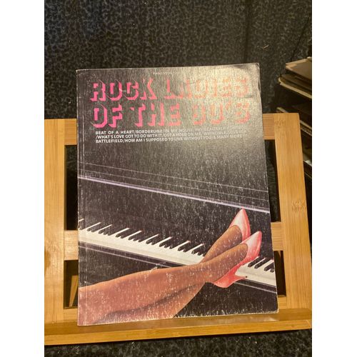 Rock Ladies Of The 80's Songbook Partition Chant Piano Accords Columbia