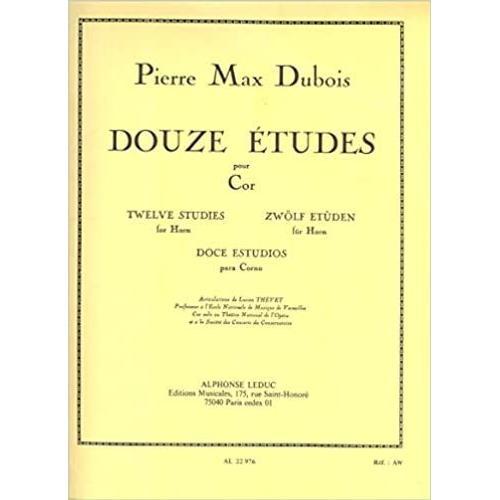 Pierre Max Dubois : Douze Études Pour Cor