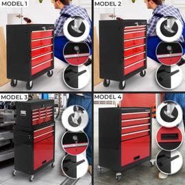 Chariot d'atelier 7 tiroirs à boîte outils caisse à roulettes garage