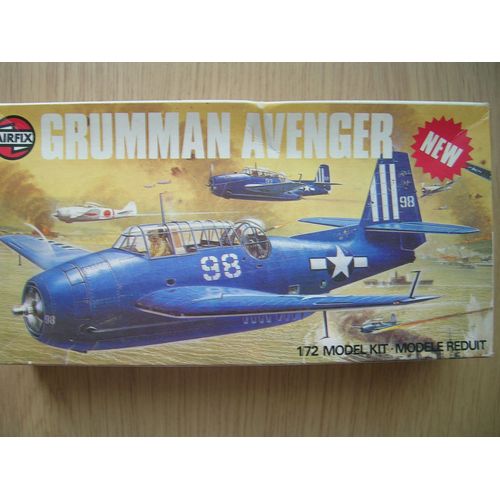 Maquette D'avion - Grumman Avenger - Airfix Au 1/72-Airfix