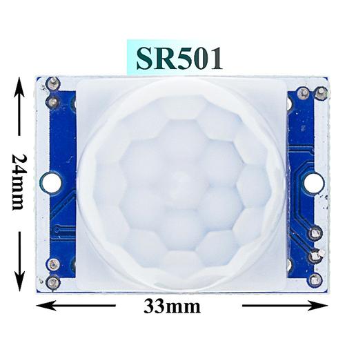 Module de détecteur de mouvement infrarouge pyroélectrique PIR, HC-SR501 SR501, 10 pièces, réglable