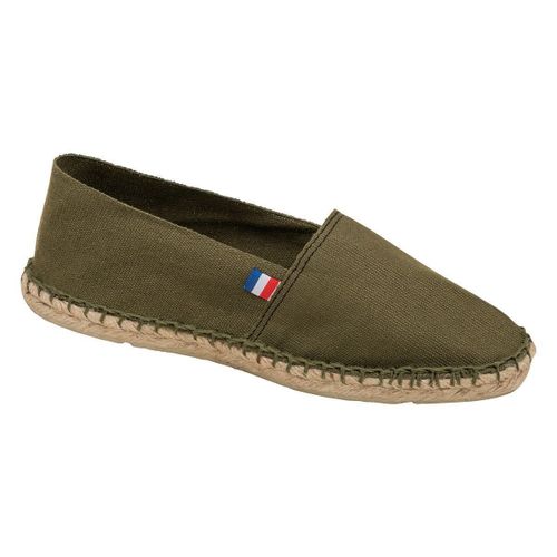 Espadrilles Unisexe Fabrication Française K840 Vert Kaki