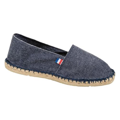 Espadrilles Unisexe Fabrication Française K840 Bleu Denim