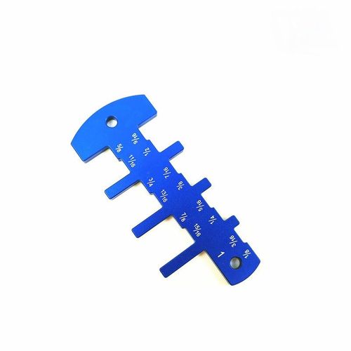 Jauge de hauteur pour le travail du bois, jauge de profondeur en pouces, outils de mesure de menuiserie de haute précision pour Table de défonceuse à bois, scie circulaire électrique