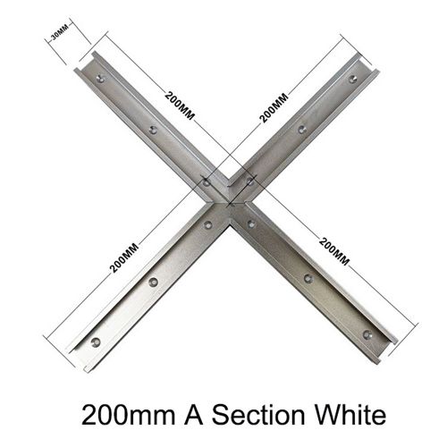 Goulotte d'intersection en T pour scie circulaire électrique, outil pour le travail du bois, 30 modèles