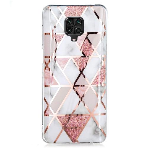 Coque Redmi Note 9s(6,67'') Design Mince Et Elegant, Resistant Aux Chocs Et Rayures Tpu Finition Lisse Et Brillante Rose