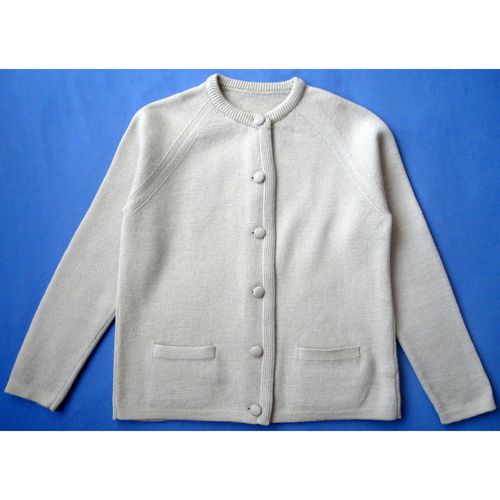Cardigan Beige Laine Woolmark, Suisse 36