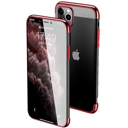 Coque Iphone 12 Pro Max (6.7'') Antichoc Haute Resistance Souple Rouge