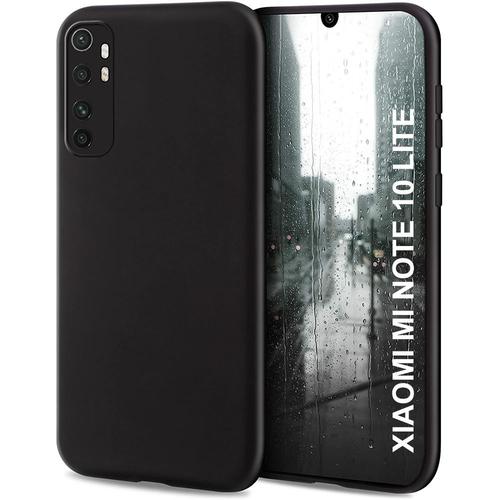 Coque Xiaomi Mi Note 10 Lite (6.47"") Confortable Anti-Rayure Couleur Simple Noir