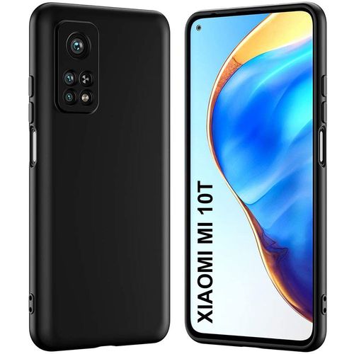 Coque Xiaomi Mi 10t (6.67"") Protection Dos Couleur Simple Legère Noir