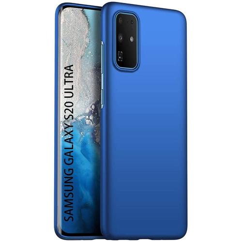 Coque Samsung S20 Ultra (6.9"") En Silicone Protection Simple Anti-Choc Bleu