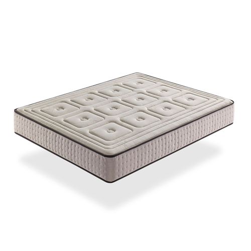 Matelas Naturel 160x200 Organic Natura, Épaisseur 22 Cm, 100% Coton Et Lin, Relaxation Musculaire, Durable Et Ergonomique. Fermeté 3/5 Moyenne