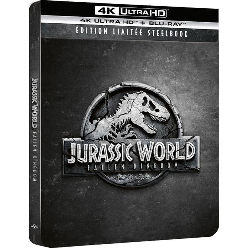 Jurassic World : Fallen Kingdom - 4k Ultra Hd + Blu-Ray - Édition Boîtier Steelbook