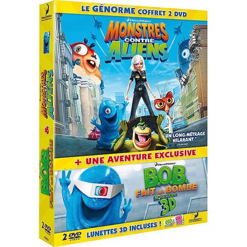 Monstres Contre Aliens + B.O.B. Fait La Bombe - Monstrueusement En 3d - Pack