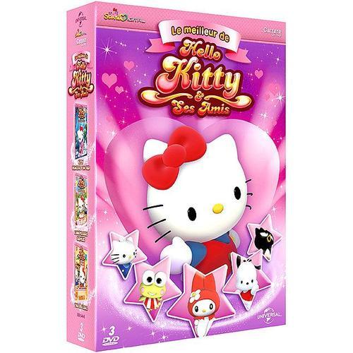 Le Meilleur De Hello Kitty & Ses Amis - Coffret - Princesse D'un Soir + L'anniversaire Surprise + Tous À L'école - Pack