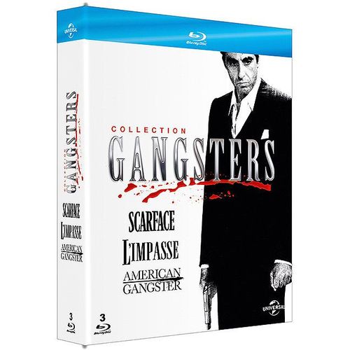 Collection Gangsters - Coffret - American Gangster - Scarface + L'impasse - Pack - Blu-Ray