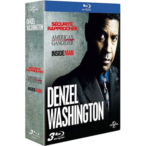 Denzel Washington - Coffret - Sécurité Rapprochée + American Gangster + Inside Man - Pack - Blu-Ray