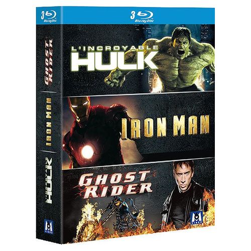 L'incroyable Hulk + Iron Man + Ghost Rider - Pack - Blu-Ray