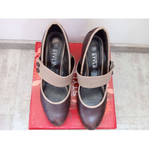 Escarpins Affaire De Style 39 Marron