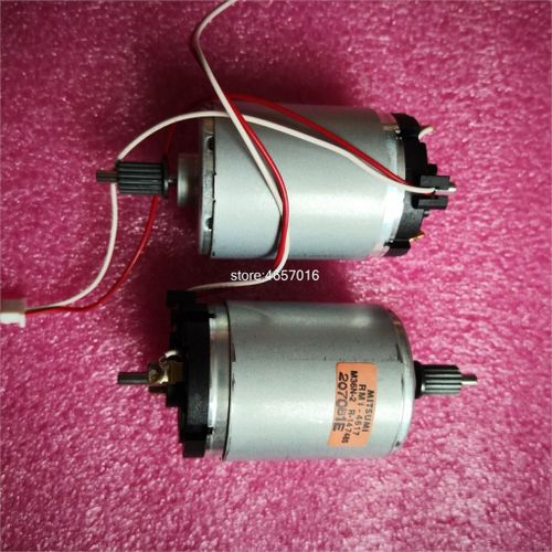 Moteur de balais de carbone à double arbre de sortie 12V-24V, 545 cc, couple élevé, faible bruit