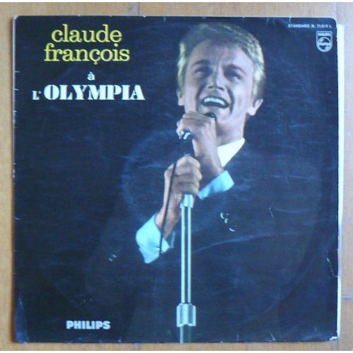 Lp Claude Francois : À L'olympia - Philips Standard B 77.818 L Biem - 1964