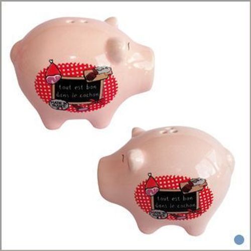 Duo Saliere/Poivriere  Tout Est Bon Dans Le Cochon