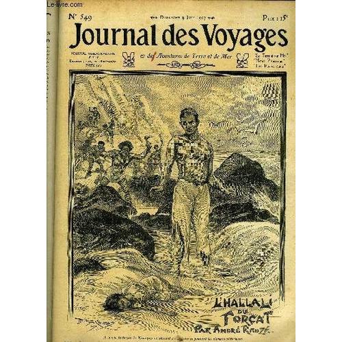 Journal Des Voyages Et Des Aventures De Terre Et De Mer N° 549 - 2e Série - L Hallali Du Forçat Par André Reuzé, Un Grand Seigneur Au Kurdistan Par Christian Borel, L Archipel Des Monstres, Ii Par(...)