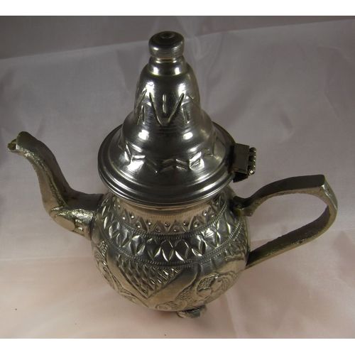 Veritable Theiere De Tunisie , Acier Et Argent
