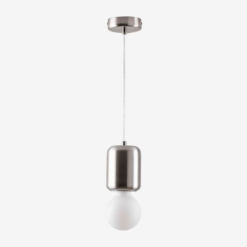 Plafonnier En Métal Zabarny Gris Chromé