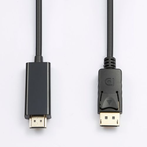 D2 Câble DisplayPort vers HDMI, Résolution 4K, 2m, Noir